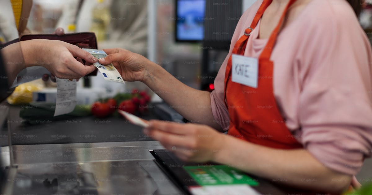 Food Basics and Walmart Canada storefronts compared with price labels